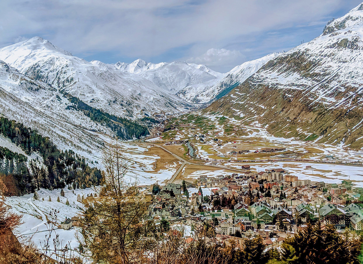 Landscape of Switzerland by Eunice Sloan